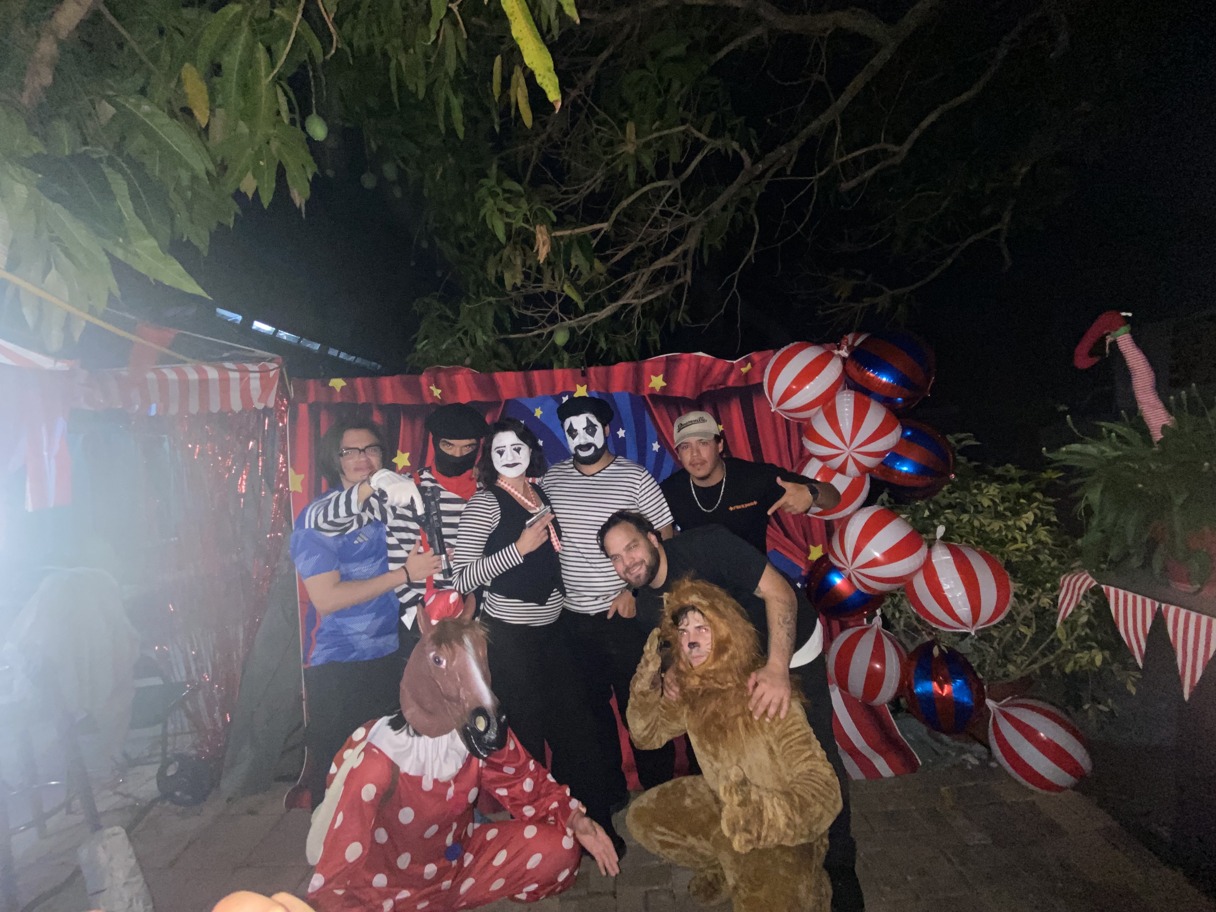 Group photo with friends